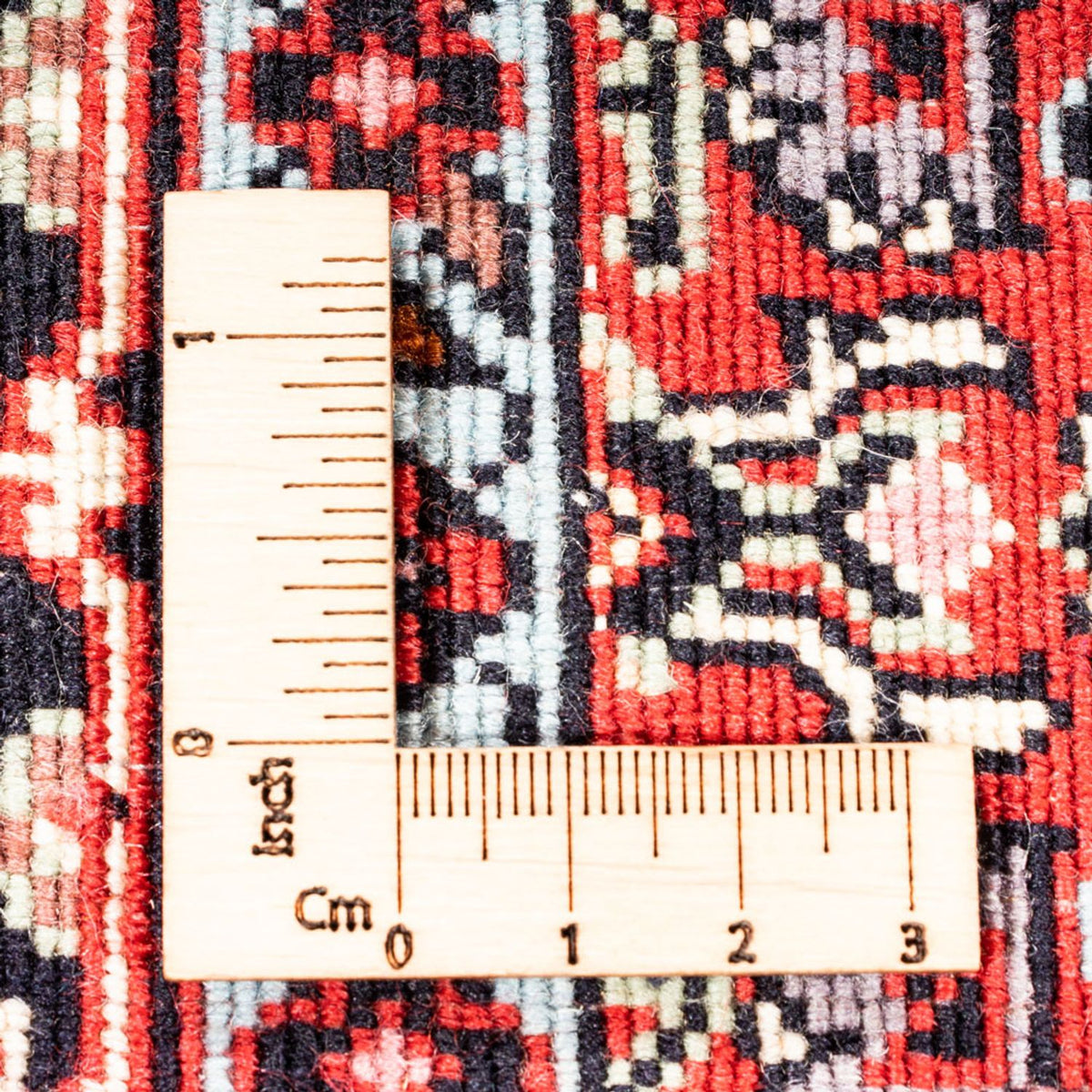 Tapis de couloir Tapis persan - Bidjar - 211 x 77 cm - rouge