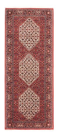 Tapis de couloir Tapis persan - Bidjar - 196 x 80 cm - rouge