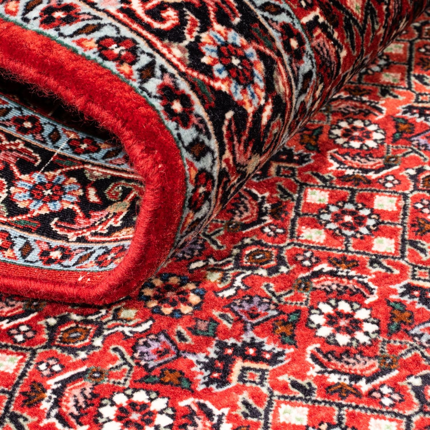 Tapis de couloir Tapis persan - Bidjar - 192 x 75 cm - rouge
