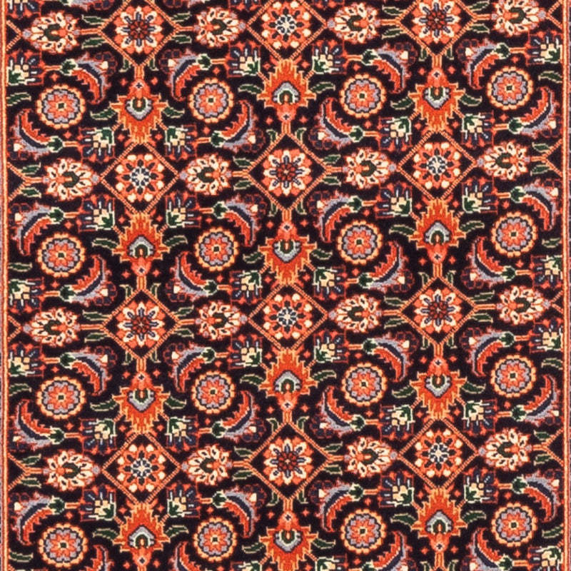Tapis de couloir Tapis persan - Isfahan - Premium - 199 x 64 cm - rouge