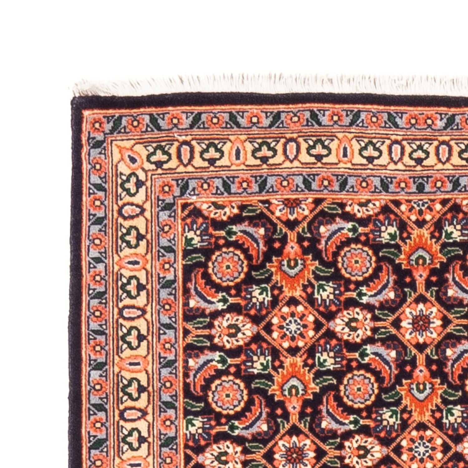 Tapis de couloir Tapis persan - Isfahan - Premium - 199 x 64 cm - rouge
