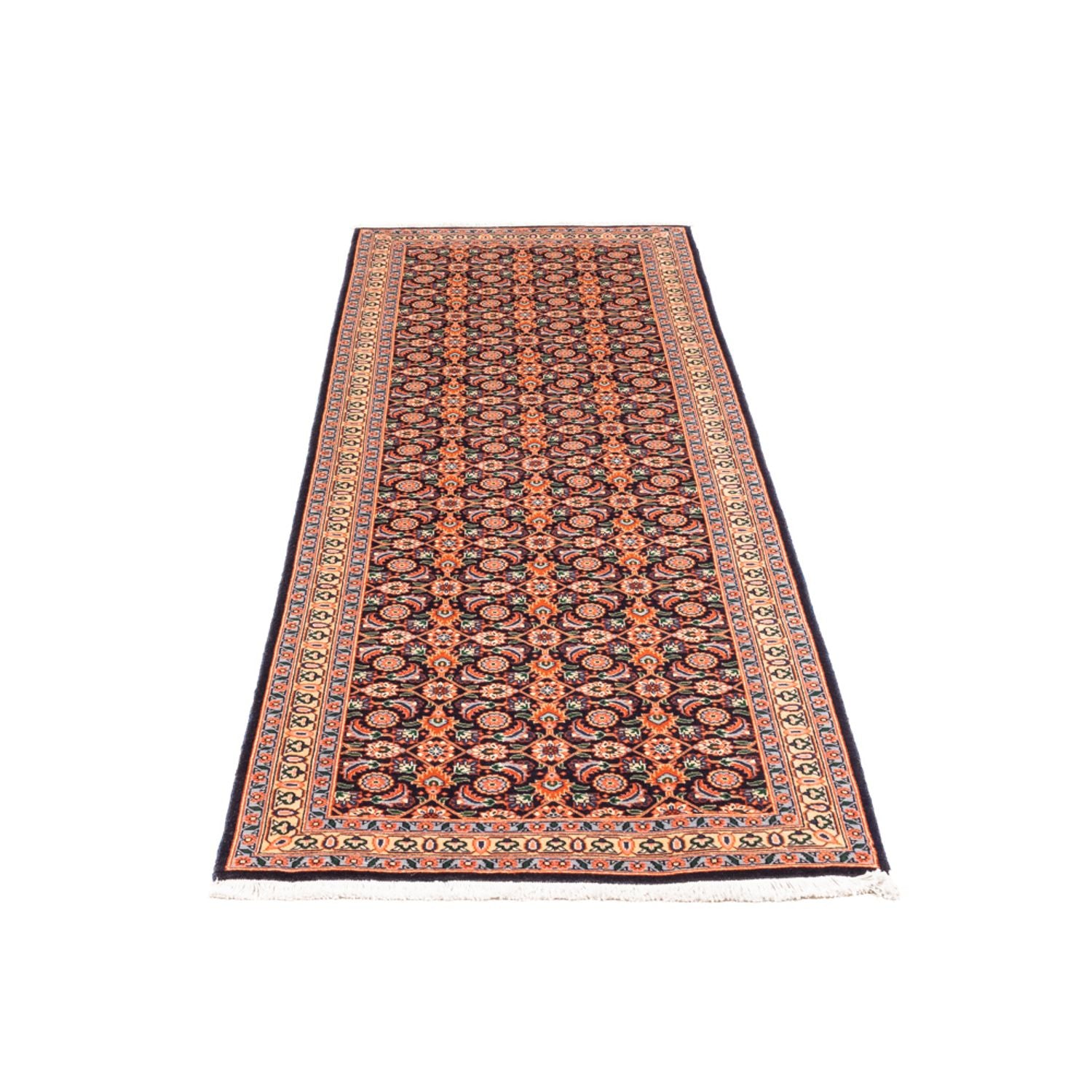 Tapis de couloir Tapis persan - Isfahan - Premium - 199 x 64 cm - rouge