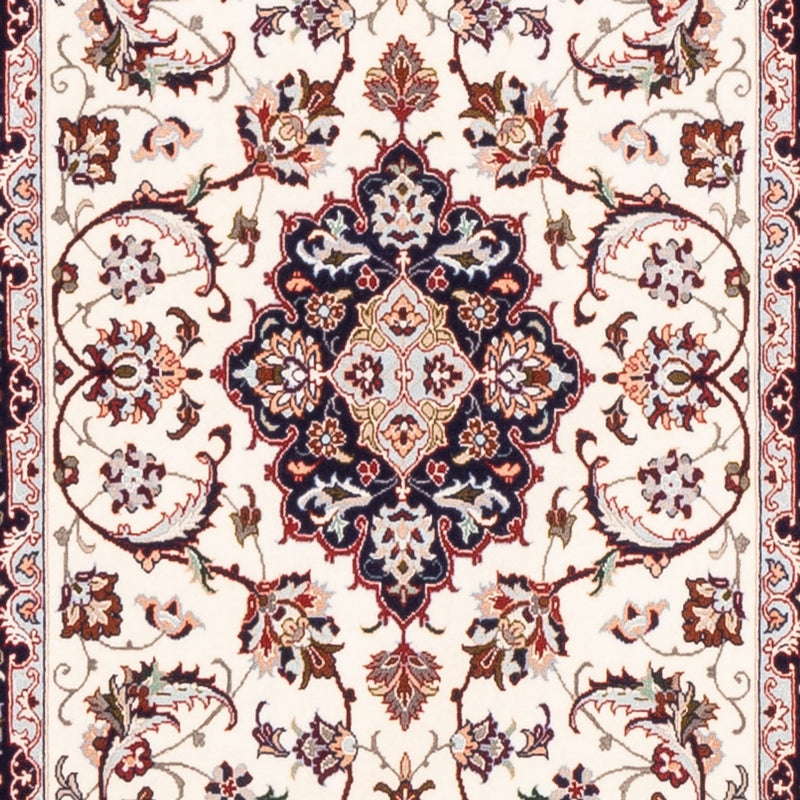 Tapis de couloir Tapis persan - Isfahan - Premium - 199 x 64 cm - rouge