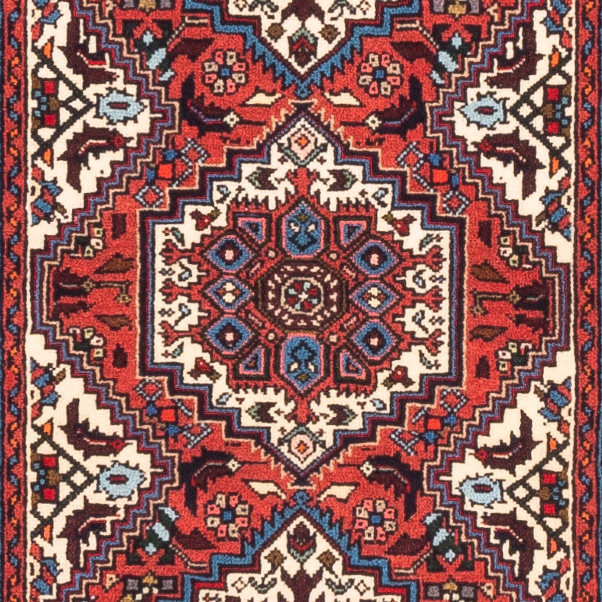 Tapis persan - Nomadic - 147 x 62 cm - rouge