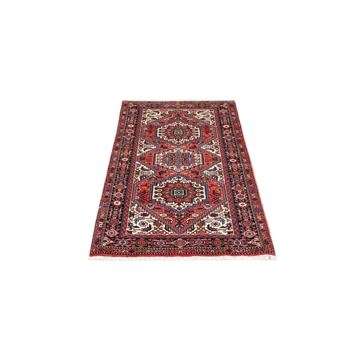 Tapis persan - Nomadic - 147 x 62 cm - rouge