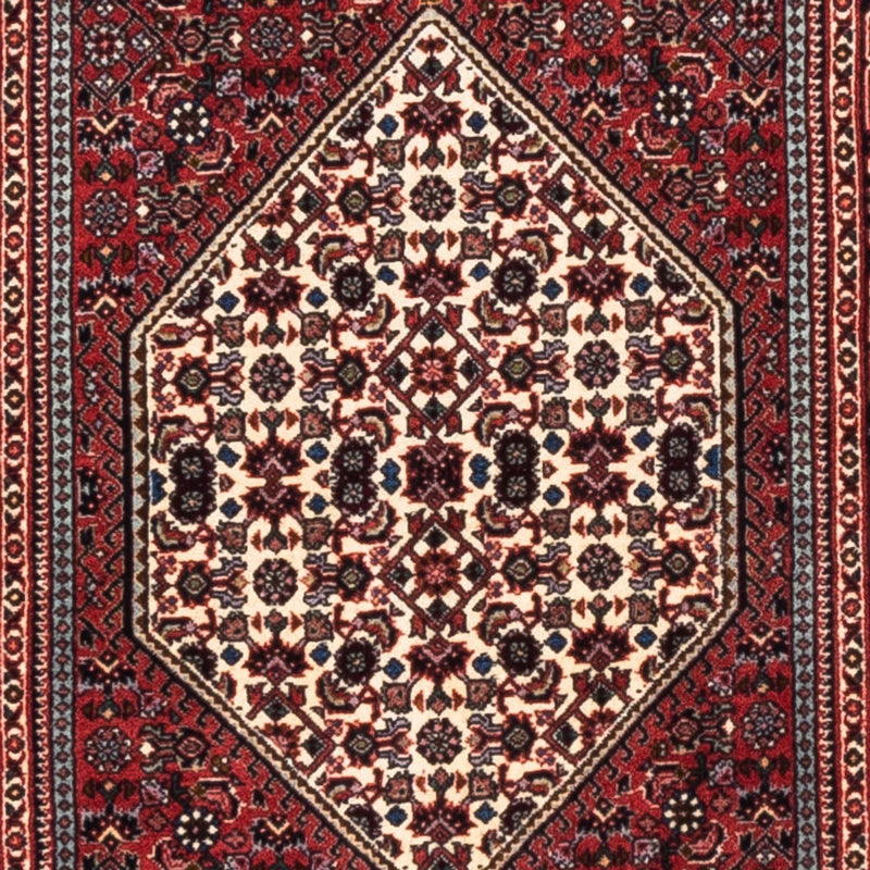 Tapis de couloir Tapis persan - Bidjar - 240 x 65 cm - crème