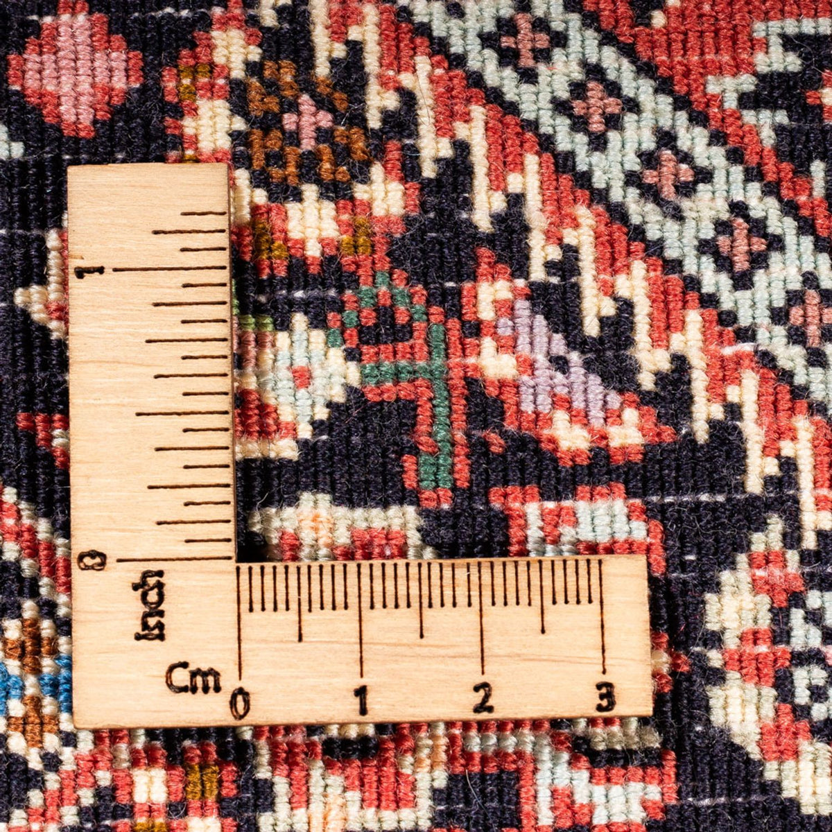 Tapis de couloir Tapis persan - Bidjar - 240 x 65 cm - crème