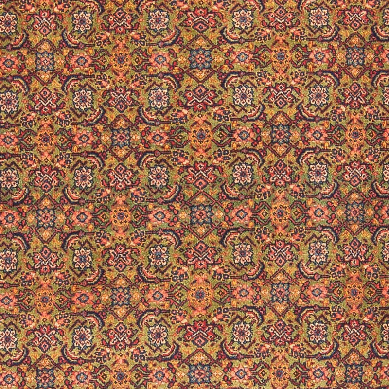 Tapis de couloir Tapis persan - Tabriz - Royal - 377 x 100 cm - vert clair