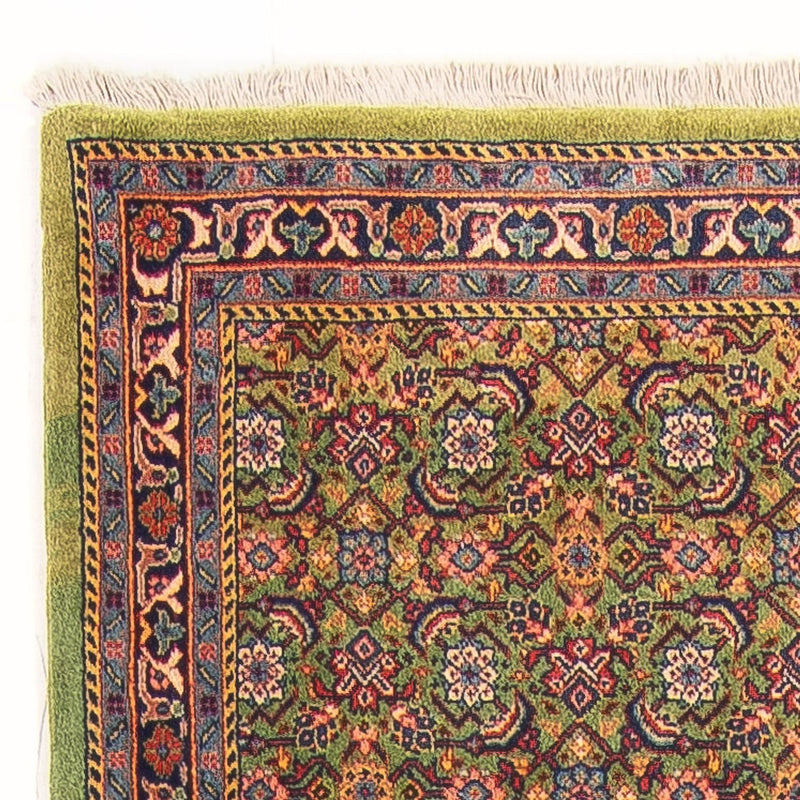 Tapis de couloir Tapis persan - Tabriz - Royal - 377 x 100 cm - vert clair