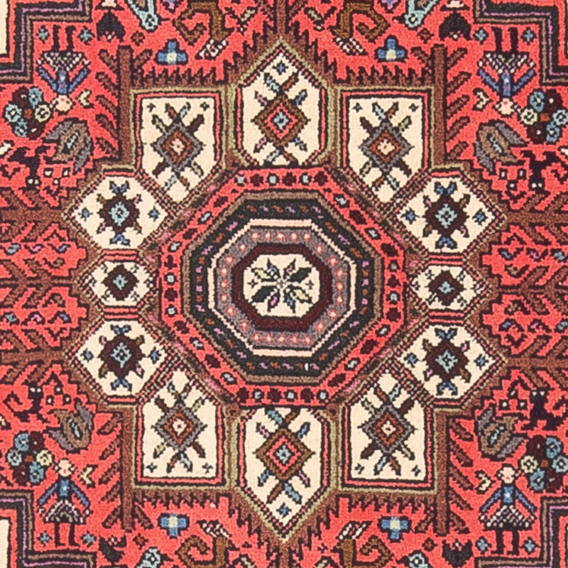 Tapis persan - Nomadic - 138 x 90 cm - rouge clair