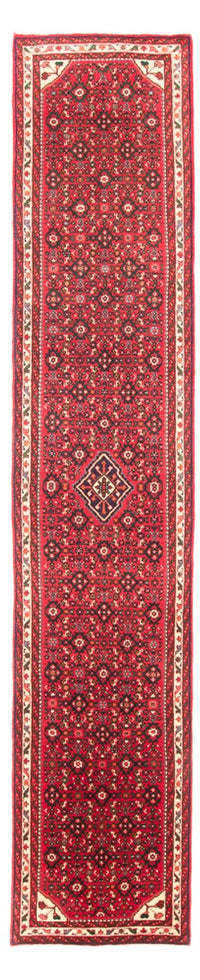 Tapis de couloir Tapis persan - Nomadic - 392 x 77 cm - rouge