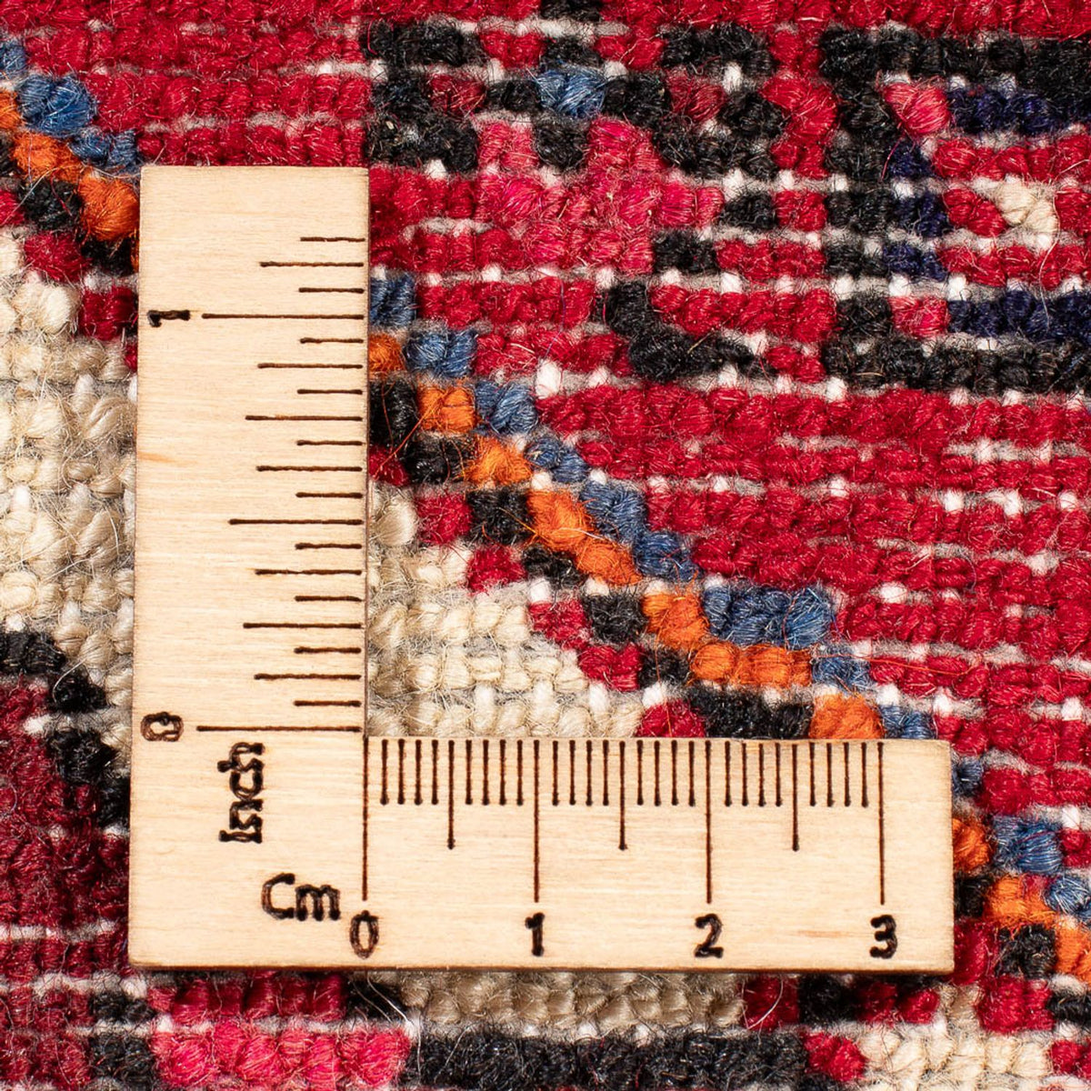 Tapis de couloir Tapis persan - Nomadic - 392 x 77 cm - rouge