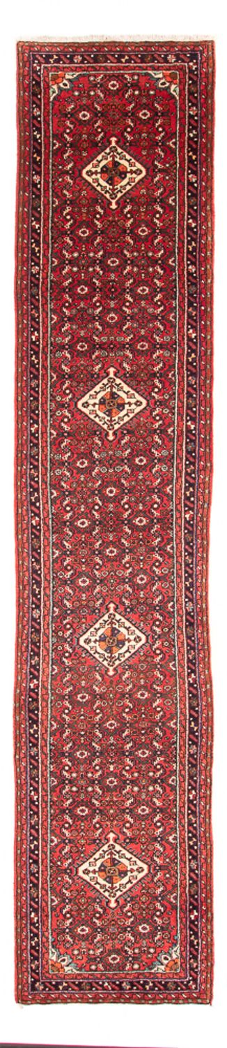 Tapis de couloir Tapis persan - Nomadic - 400 x 80 cm - bleu foncé