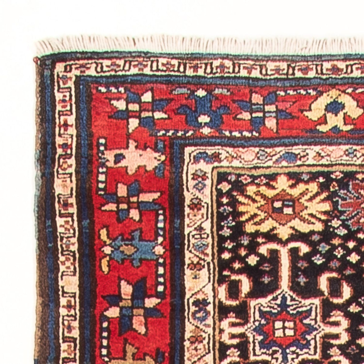 Tapis de couloir Tapis persan - Nomadic - 382 x 107 cm - bleu foncé