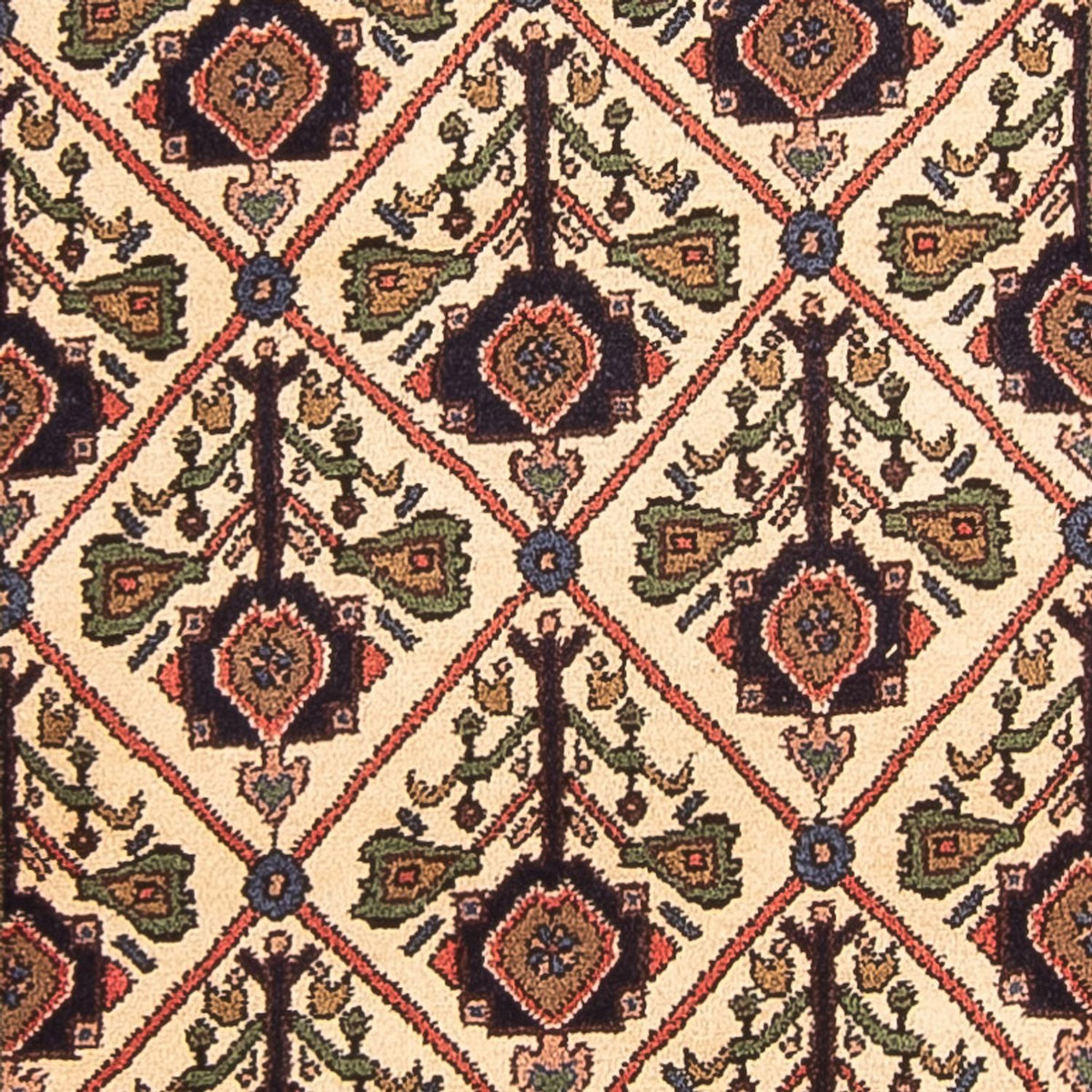 Tapis de couloir Tapis persan - Nomadic - 283 x 94 cm - crème