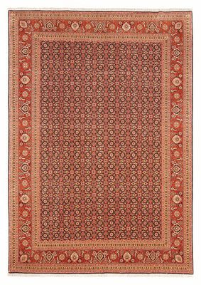 Tapis persan - Tabriz - Royal - 288 x 196 cm - bleu foncé