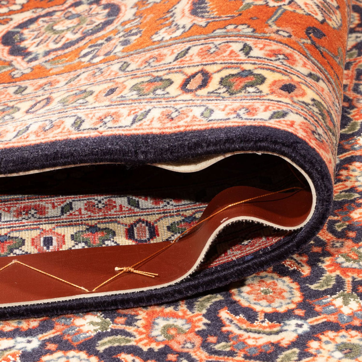 Tapis persan - Tabriz - Royal - 288 x 196 cm - bleu foncé