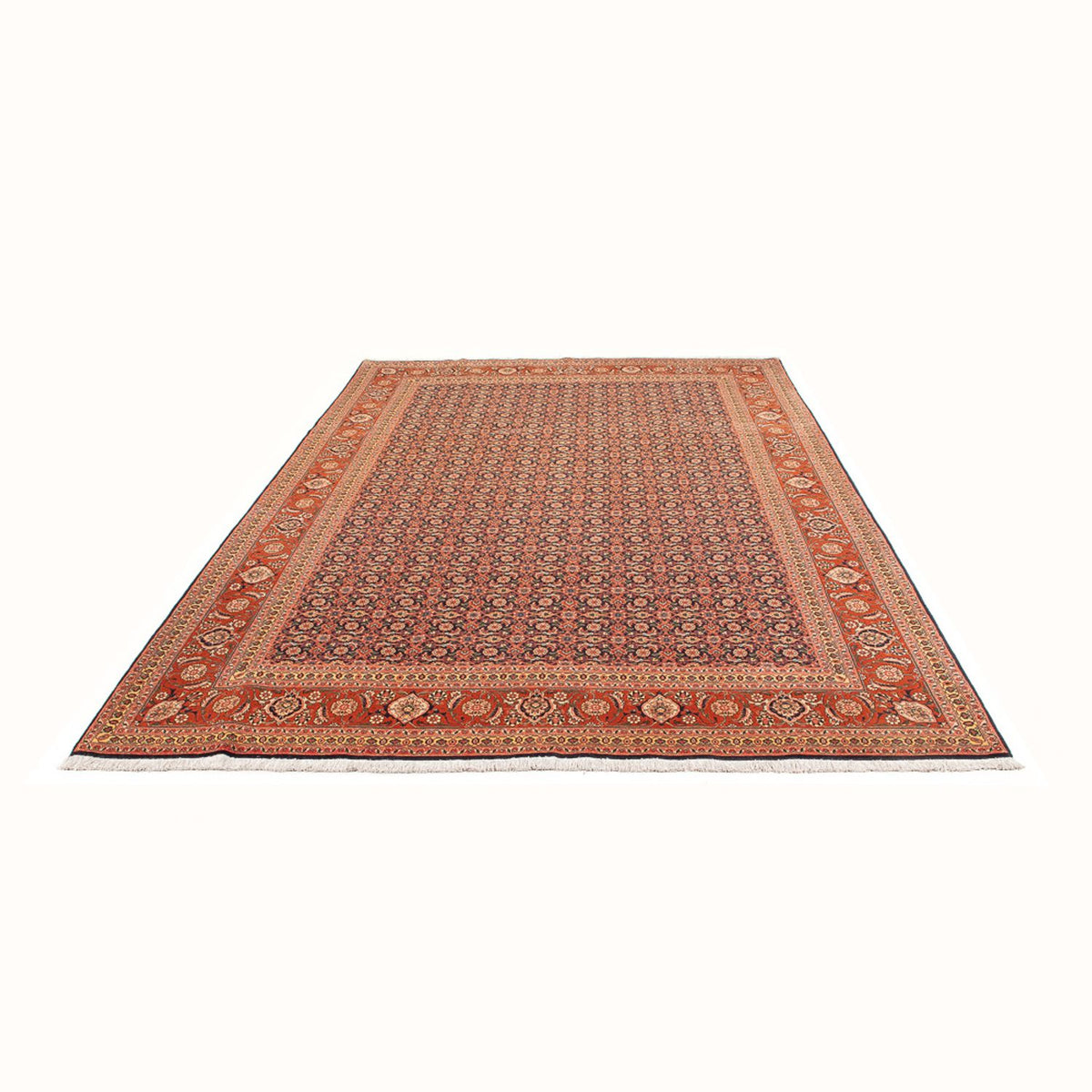 Tapis persan - Tabriz - Royal - 288 x 196 cm - bleu foncé