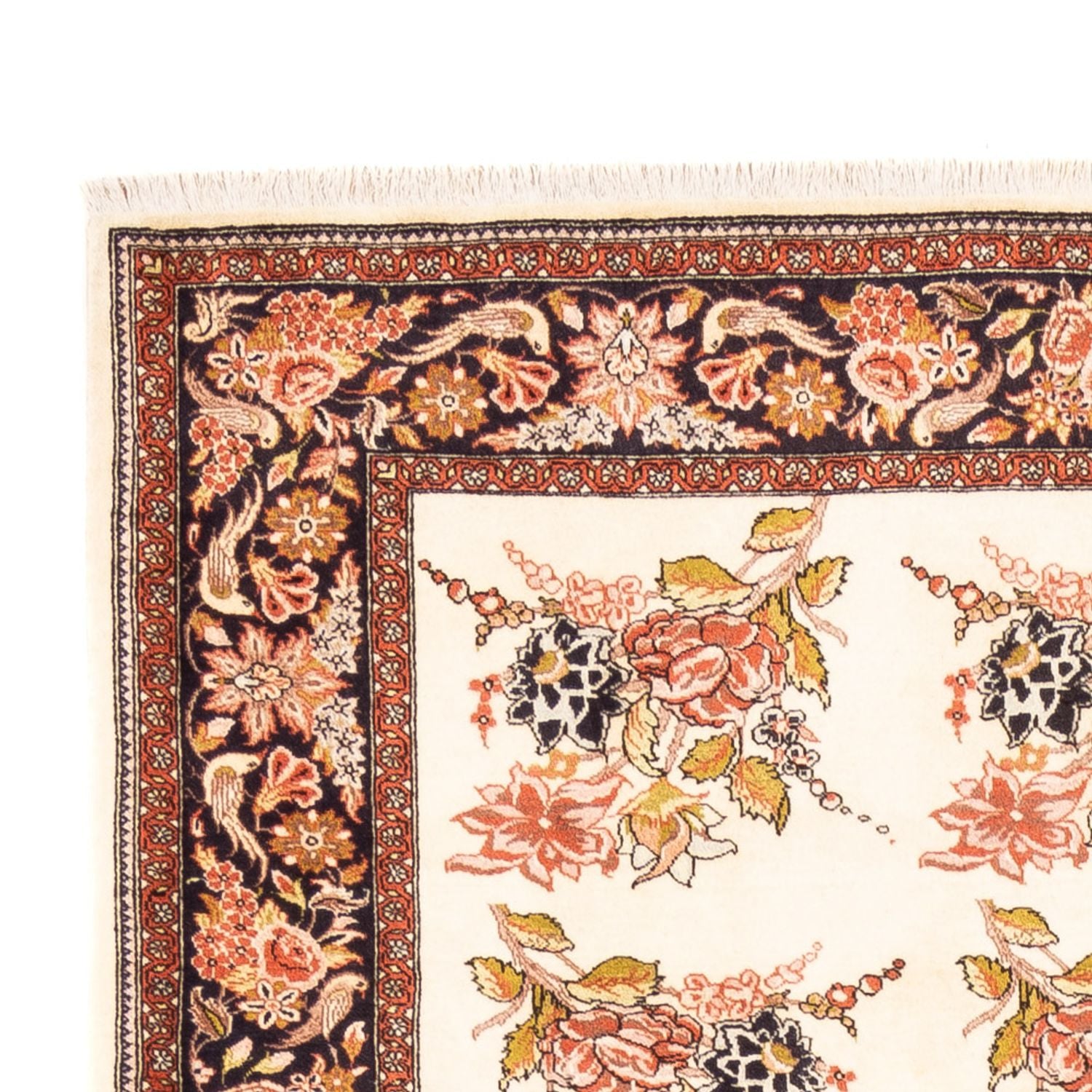 Tapis persan - Ghom - 258 x 166 cm - crème