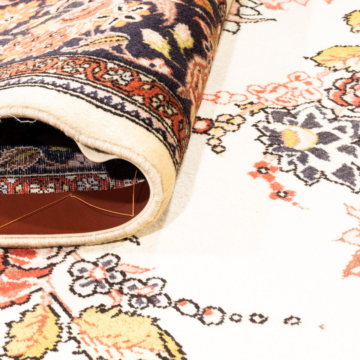 Tapis persan - Ghom - 258 x 166 cm - crème