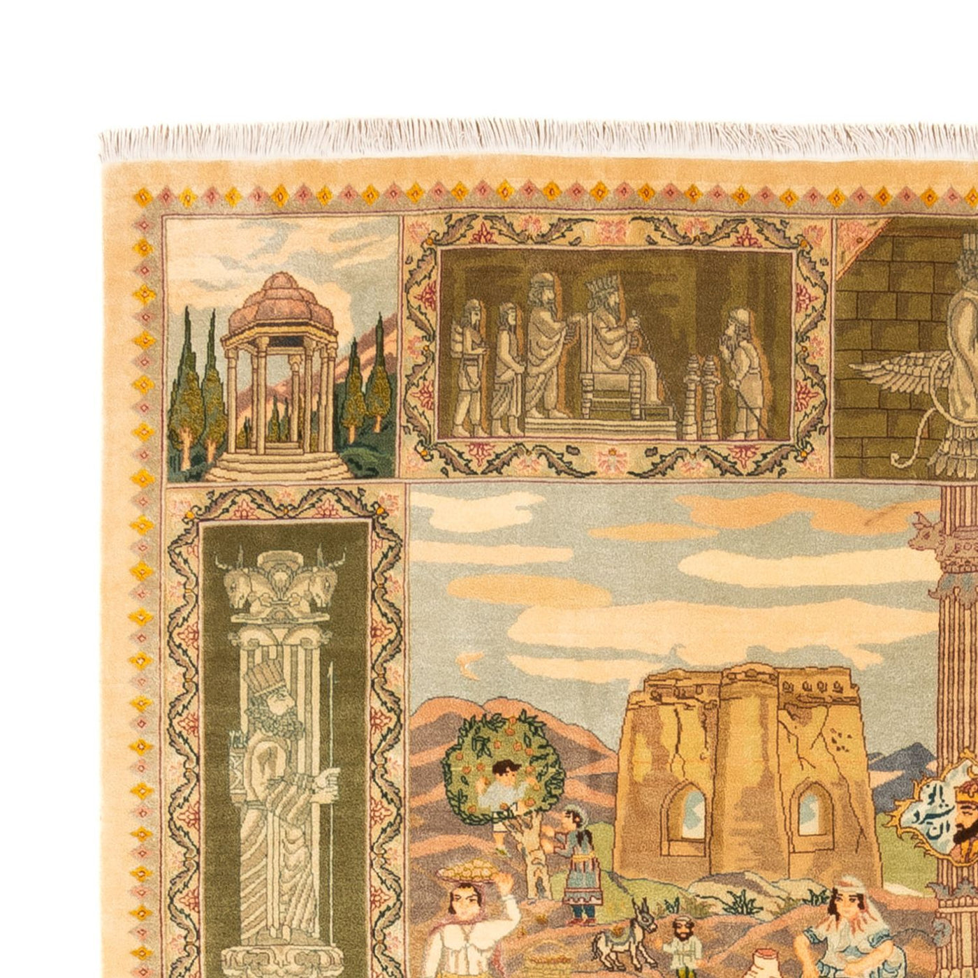 Tapis persan - Tabriz - Royal - 263 x 175 cm - multicolore