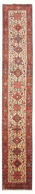 Tapis de couloir Tapis persan - Nomadic - 388 x 77 cm - beige