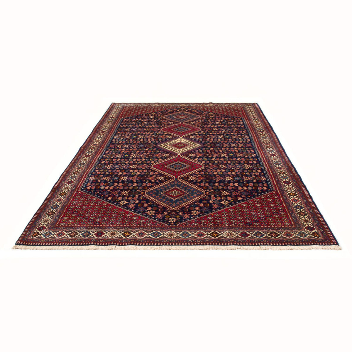 Tapis persan - Nomadic - 300 x 200 cm - bleu foncé