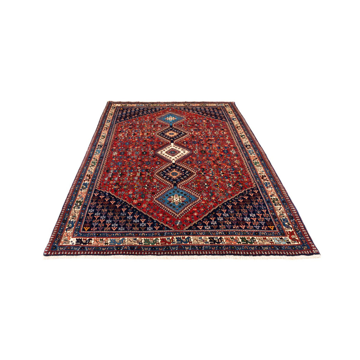 Tapis persan - Nomadic - 250 x 152 cm - rouge