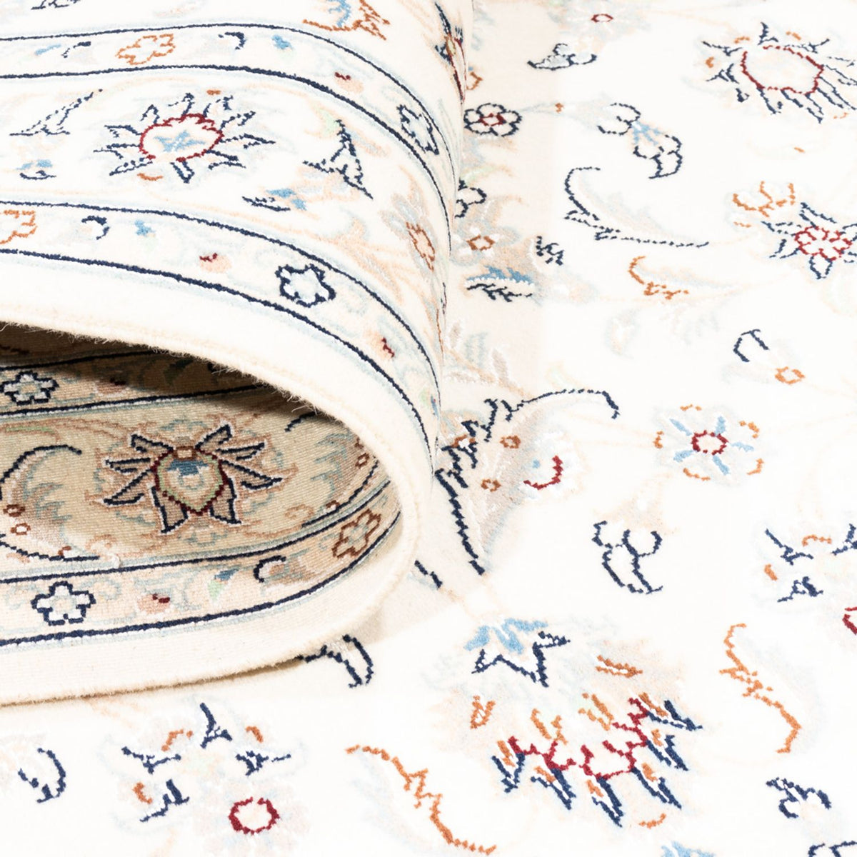 Tapis persan - Nain - Premium - 163 x 108 cm - crème