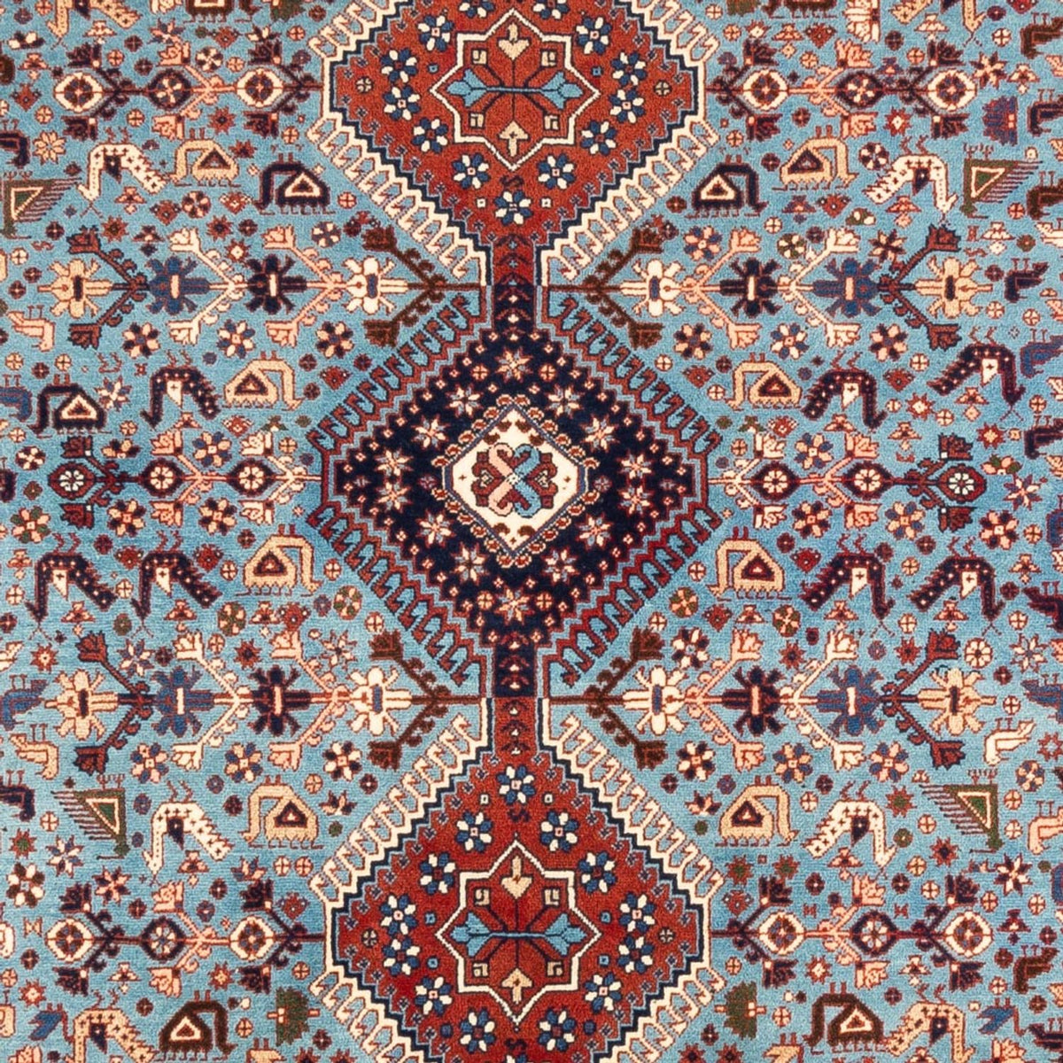 Tapis persan - Nomadic - 253 x 172 cm - bleu clair