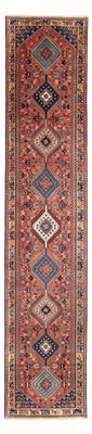 Tapis de couloir Tapis persan - Nomadic - 383 x 80 cm - rouge