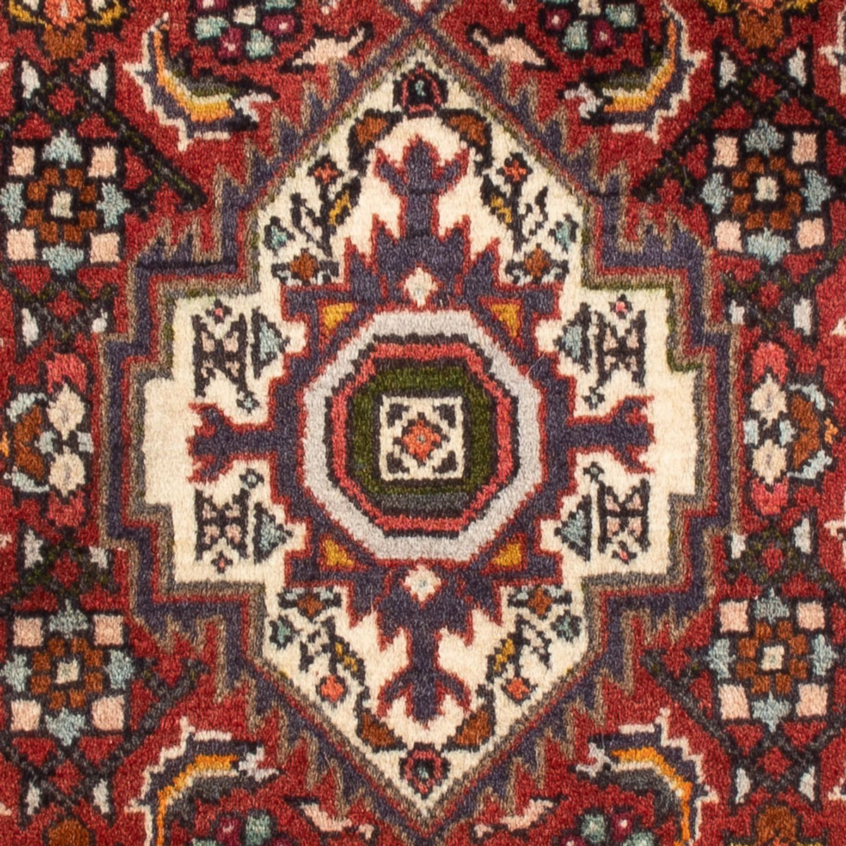 Tapis persan - Nomadic - 92 x 63 cm - rouge