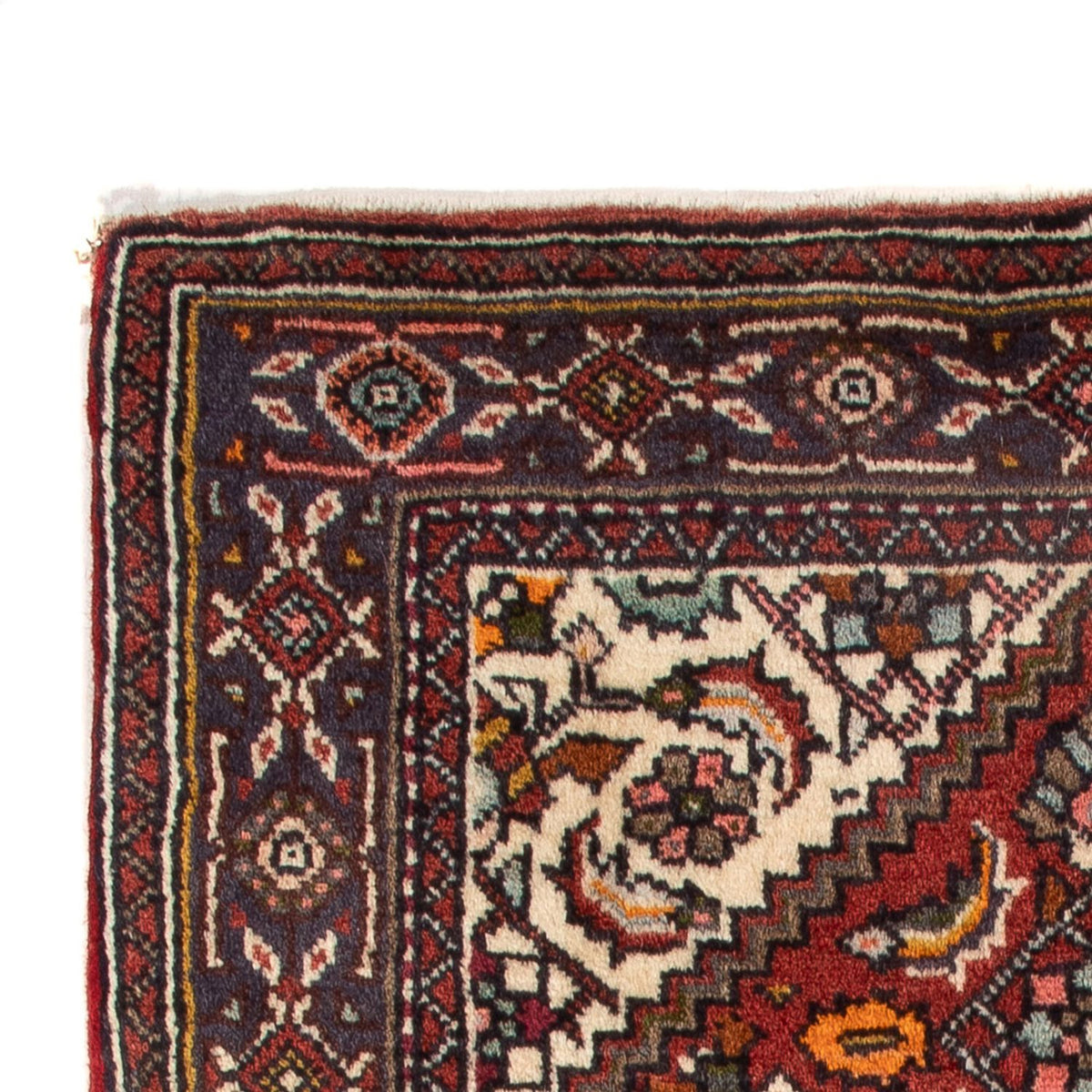 Tapis persan - Nomadic - 92 x 63 cm - rouge