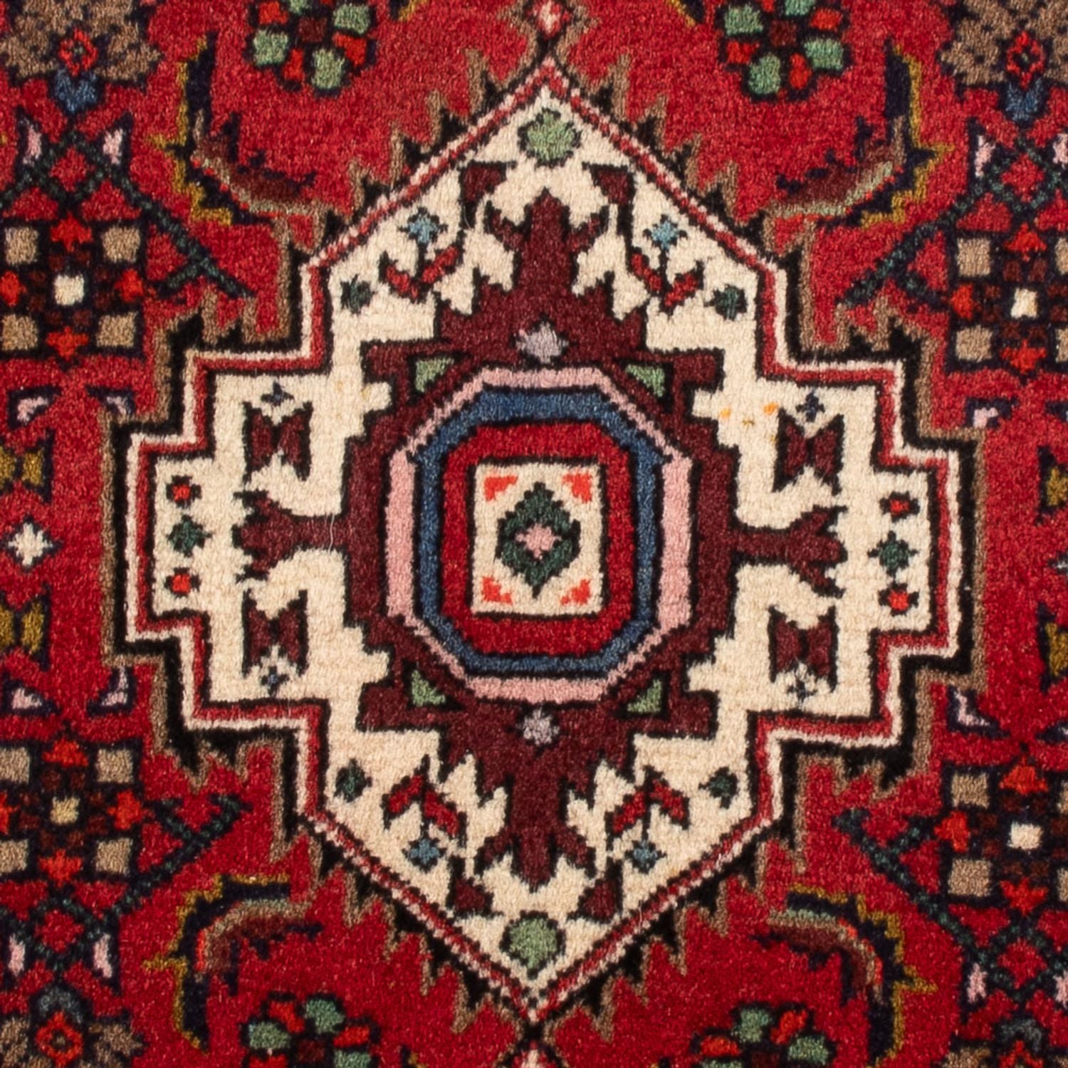 Tapis persan - Nomadic - 95 x 60 cm - rouge