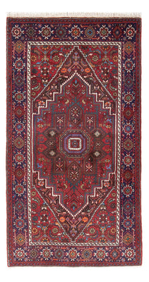 Tapis persan - Nomadic - 130 x 90 cm - rouge clair
