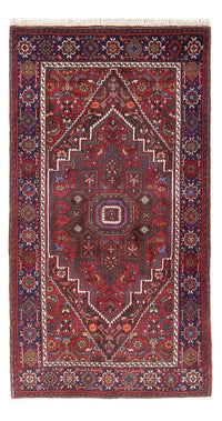 Tapis persan - Nomadic - 130 x 90 cm - rouge clair