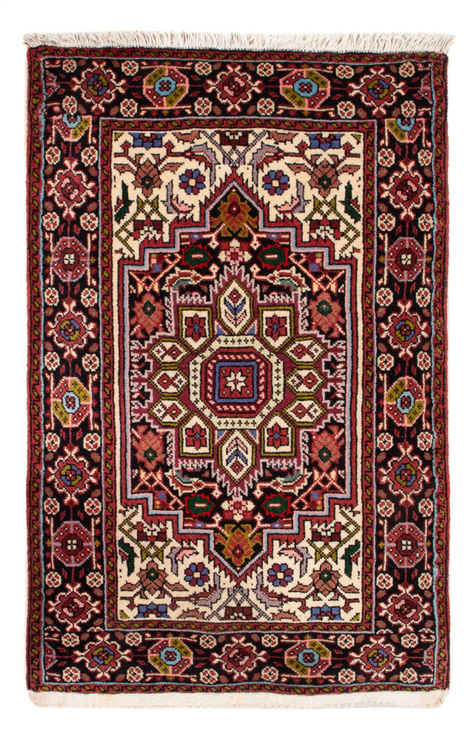 Tapis persan - Nomadic - 85 x 46 cm - crème