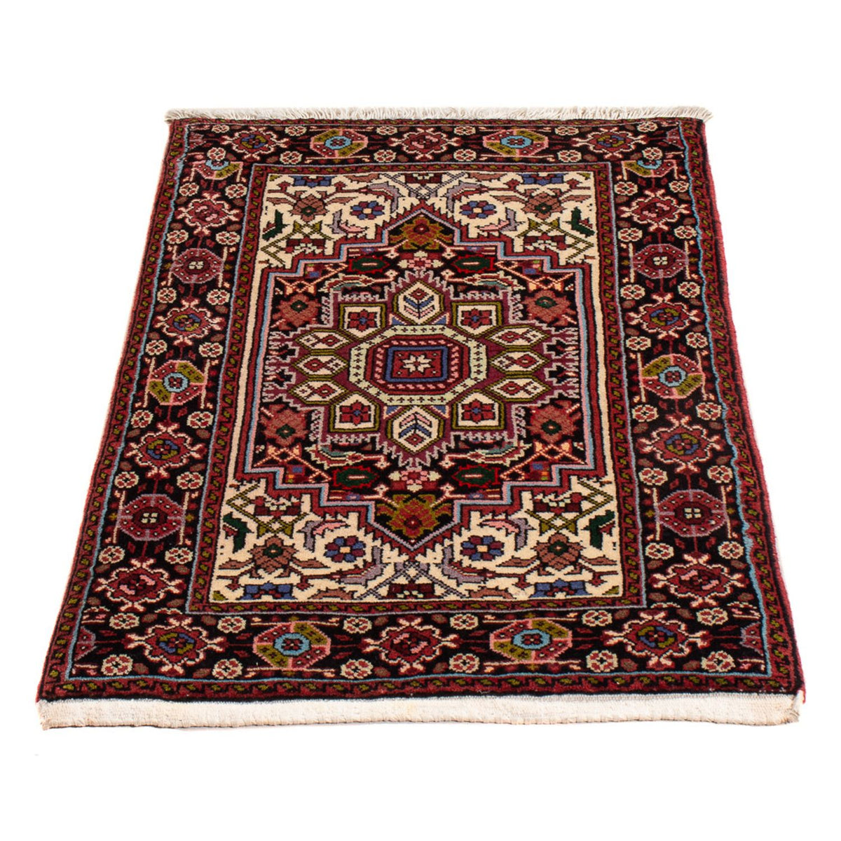 Tapis persan - Nomadic - 85 x 46 cm - crème