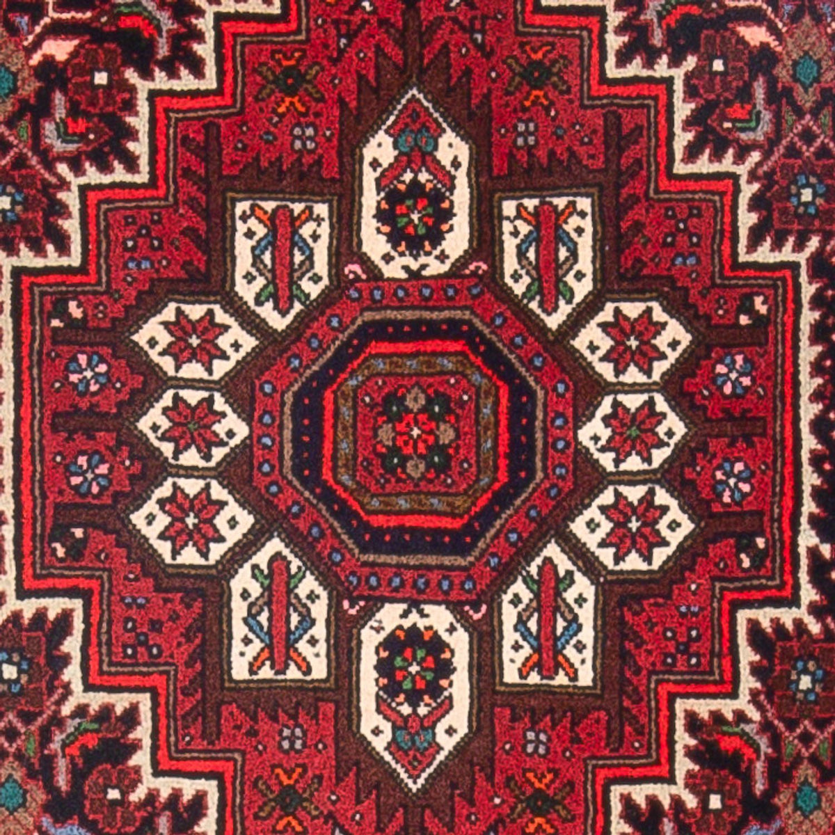 Tapis persan - Nomadic - 120 x 80 cm - rouge