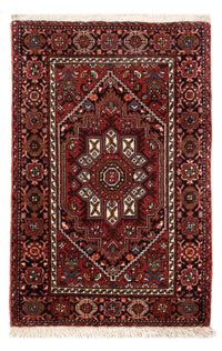 Tapis persan - Nomadic - 77 x 48 cm - rouge