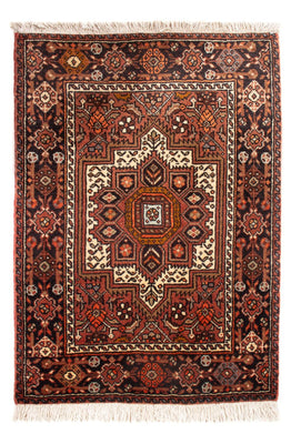 Tapis persan - Nomadic - 72 x 48 cm - rouge