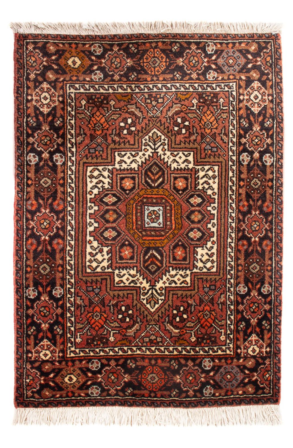 Tapis persan - Nomadic - 72 x 48 cm - rouge