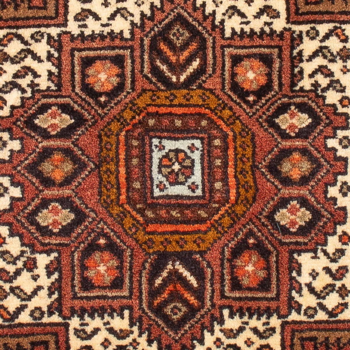 Tapis persan - Nomadic - 72 x 48 cm - rouge