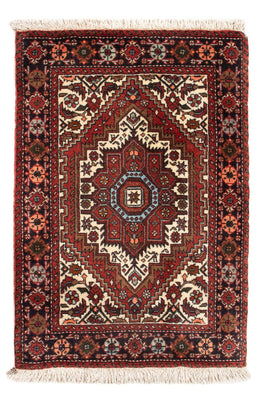 Tapis persan - Nomadic - 74 x 50 cm - rouge