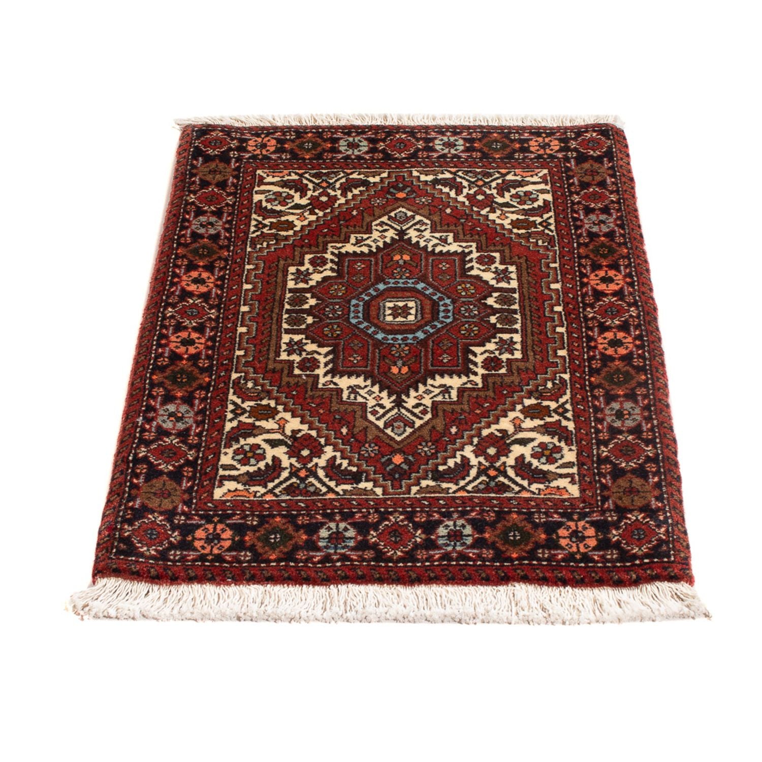 Tapis persan - Nomadic - 74 x 50 cm - rouge