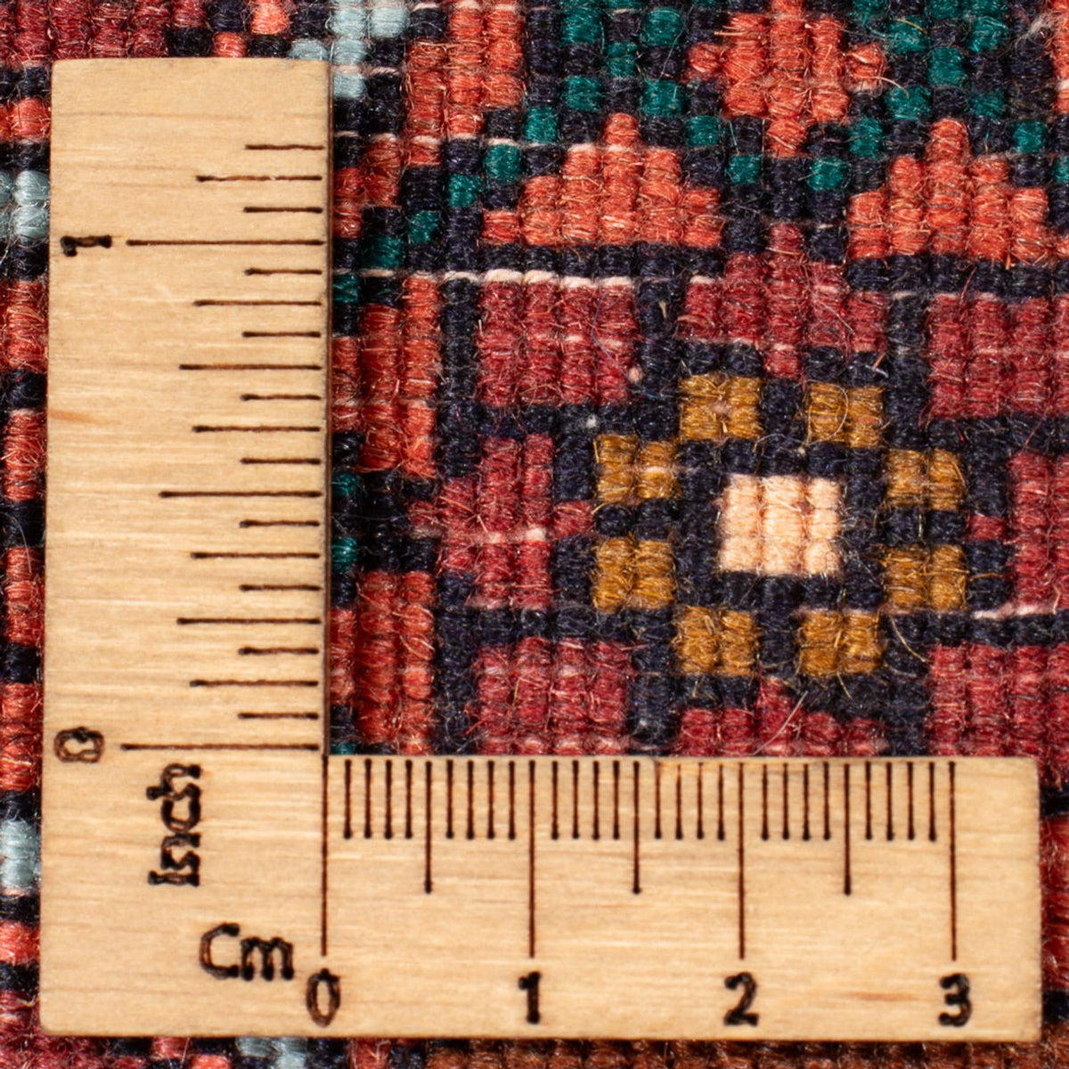 Tapis persan - Nomadic - 65 x 50 cm - rouge