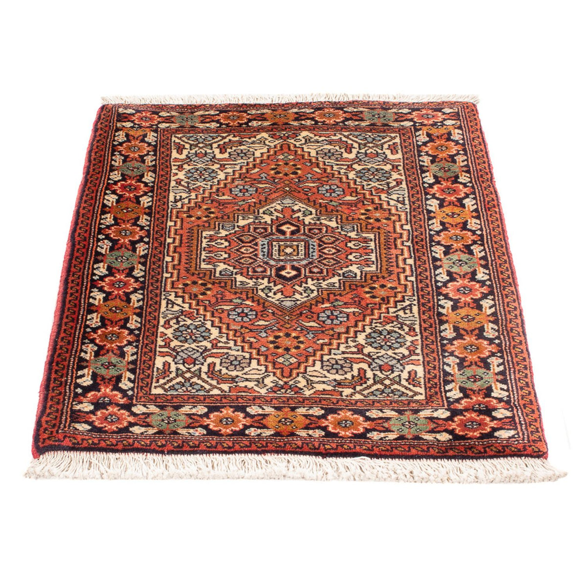 Tapis persan - Nomadic - 68 x 54 cm - rouge