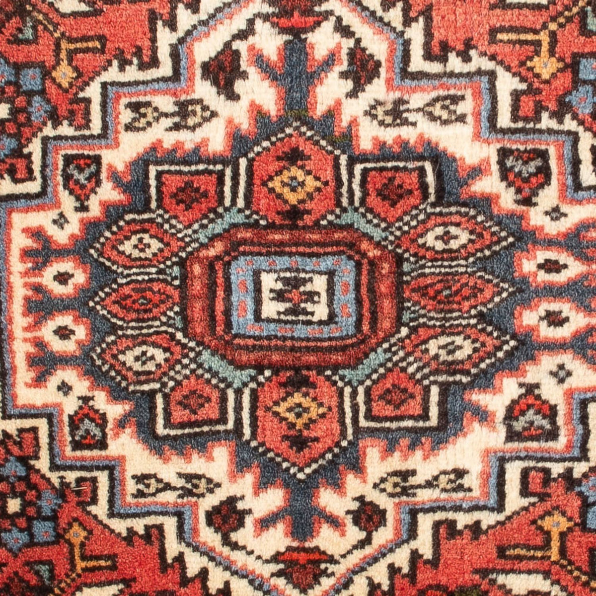 Tapis persan - Nomadic - 72 x 48 cm - rouge