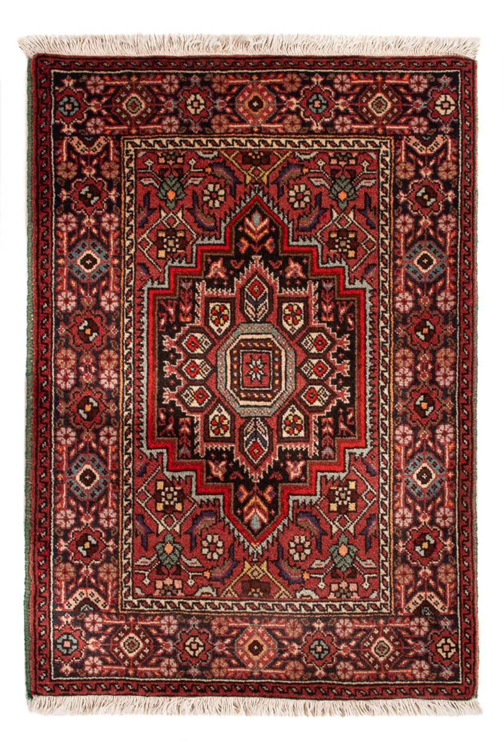 Tapis persan - Nomadic - 78 x 54 cm - rouge