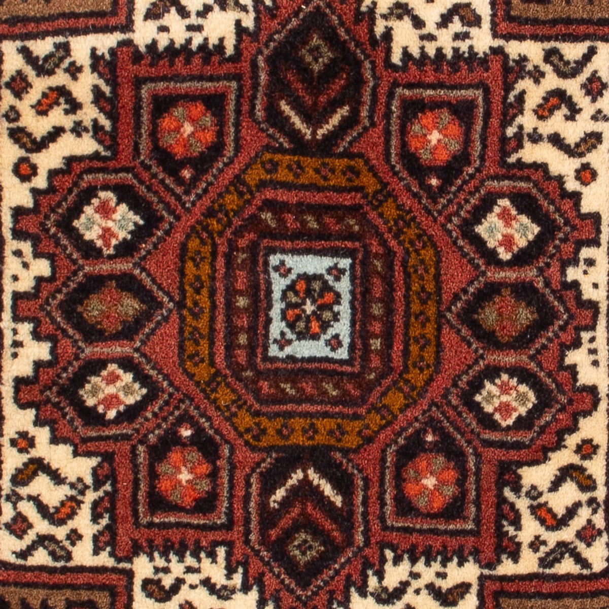 Tapis persan - Nomadic - 86 x 56 cm - rouge